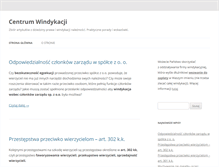 Tablet Screenshot of centrum-windykacji.com